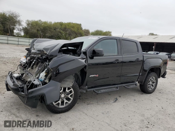 2022 GMC Canyon 4WD AT4 w/Leather with VIN 1GTG6FEN2N1294071, listed as a Copart auction lot 84652954 with 53,076 mi miles and Salvage Title. Bid and sale history available at carsss.com. Image 1.