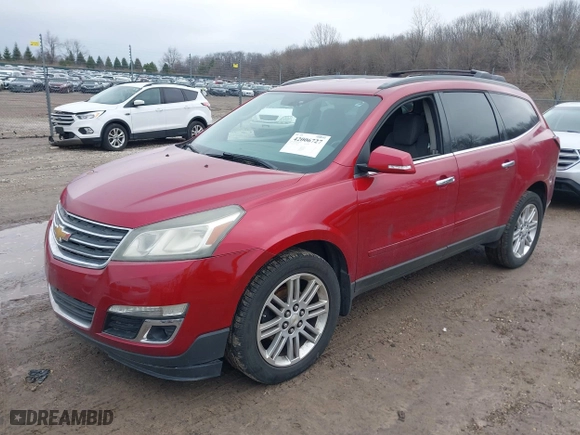 2014 Chevrolet Traverse LT with VIN 1GNKRGKDXEJ326811, listed as a IAAI auction lot 42006727 with 190,612 mi miles. Bid and sale history available at carsss.com. Image 17.