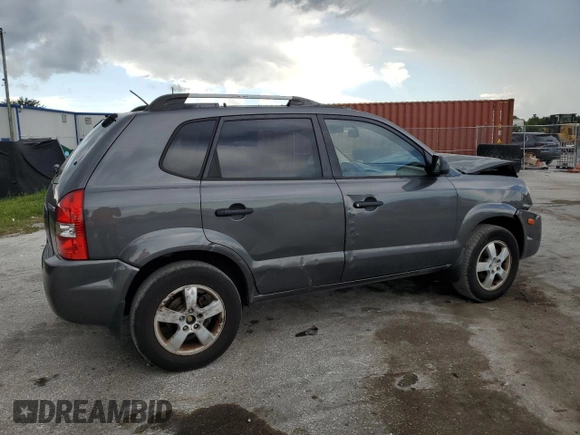 2007 Hyundai Tucson GLS with VIN KM8JM12B07U497000, listed as a Copart auction lot 45893375 with 211,849 mi miles and Non Repairable. Bid and sale history available at carsss.com. Image 3.