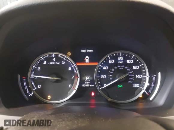 2014 Acura MDX with VIN 5FRYD3H28EB003234, listed as a IAAI auction lot 41101167 with 192,090 mi miles. Bid and sale history available at carsss.com. Image 7.
