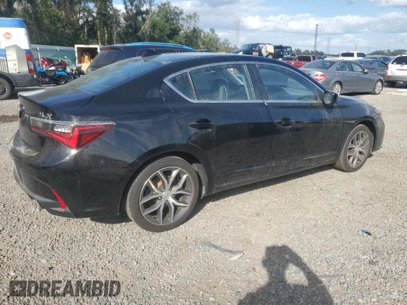 2022 Acura ILX Premium with VIN 19UDE2F73NA003903, listed as a Copart auction lot 80282744 with 34,671 mi miles and Non Repairable. Bid and sale history available at DreamBid. Image 3.