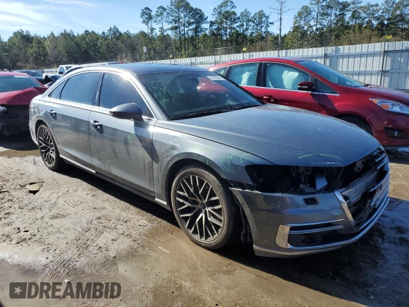 2019 Audi A8 z VIN WAU8DAF82KN007562, wystawiony jako Copart lot #42766345 z przebiegiem 92 532 mil mil oraz Szkoda całkowita • Salvage title. Historia ofert i sprzedaży dostępna na DreamBid. Obrazek 4.