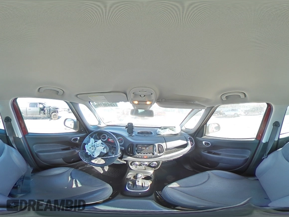 2014 FIAT 500L Lounge with VIN ZFBCFACH1EZ023196, listed as a Copart auction lot 76496184 with 72,530 mi miles and Clean Title. Bid and sale history available at carsss.com. Image 13.