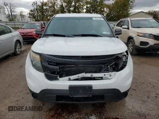 2014 Ford Utility Police Interceptor with VIN 1FM5K8AR4EGC61167, listed as a Copart auction lot 76573664 with 165,083 mi miles and Salvage Title. Bid and sale history available at carsss.com. Image 5.