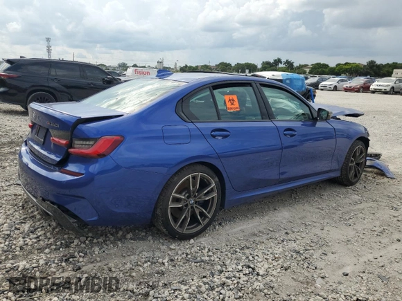 2020 BMW 3 Series M340i with VIN 3MW5U7J03L8B29181, listed as a Copart auction lot 66435394 with 0 mi miles and Non Repairable. Bid and sale history available at carsss.com. Image 3.