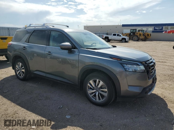 2023 Nissan Pathfinder SL with VIN 5N1DR3CC5PC201153, listed as a Copart auction lot 54053975 with 68,302 mi miles and Salvage title. Bid and sale history available at DreamBid. Image 4.