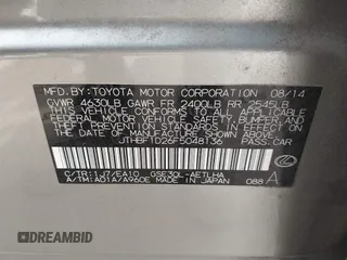 2015 Lexus IS 250 with VIN JTHBF1D26F5048136, listed as a IAAI auction lot 42575754 with 90,220 mi miles and . Bid and sale history available at DreamBid. Image 9.