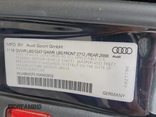 2019 Audi RS 5 Sportback z VIN WUABWCF51KA902832, wystawiony jako Copart lot #53580525 z przebiegiem 21 957 mil mil oraz Szkody całkowita. Historia ofert i sprzedaży dostępna na DreamBid. Obrazek 13.
