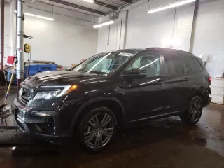 2022 Honda Pilot Sport with VIN 5FNYF6H37NB091036, listed as a Copart auction lot 43343865 with 56,445 mi miles and Salvage Title. Bid and sale history available at carsss.com. Image 1.