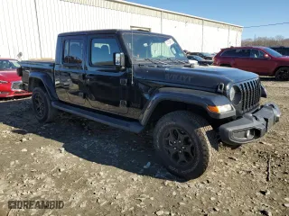 2023 Jeep Gladiator Freedom with VIN 1C6HJTAG7PL500766, listed as a Copart auction lot 47034615 with 47,183 mi miles and Salvage Title. Bid and sale history available at carsss.com. Image 4.