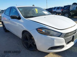 2015 Dodge Dart SXT with VIN 1C3CDFBB0FD165300, listed as a IAAI auction lot 41389305 with 102,884 mi miles. Bid and sale history available at carsss.com. Image 1.