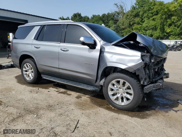 2021 Chevrolet Tahoe Premier with VIN 1GNSKSKD9MR259383, listed as a Copart auction lot 65851524 with 72,262 mi miles and Salvage Title. Bid and sale history available at carsss.com. Image 4.
