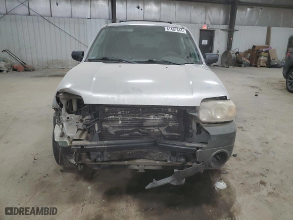 2007 Ford Escape XLT with VIN 1FMYU03187KA51056, listed as a Copart auction lot 85383424 with 0 mi miles and Non Repairable. Bid and sale history available at carsss.com. Image 5.