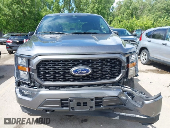 2023 Ford F-150 XL with VIN 1FTFW1E54PFC37083, listed as a IAAI auction lot 42247096 with 28,344 mi miles and . Bid and sale history available at DreamBid. Image 13.