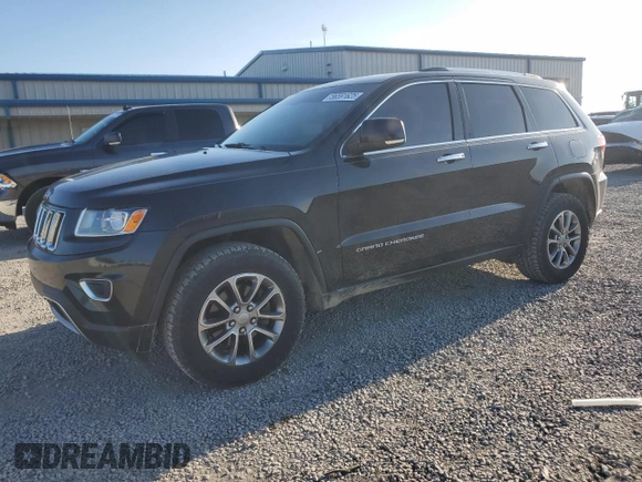 2014 Jeep Grand Cherokee Limited with VIN 1C4RJFBG4EC486500, listed as a Copart auction lot 56591625 with 162,635 mi miles and Salvage title. Bid and sale history available at DreamBid. Image 1.