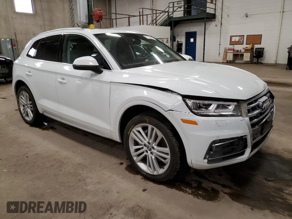 2020 Audi Q5 Premium Plus with VIN WA1BNAFY5L2108629, listed as a Copart auction lot 71128292 with 15,931 mi miles. Bid and sale history available at carsss.com. Image 4.