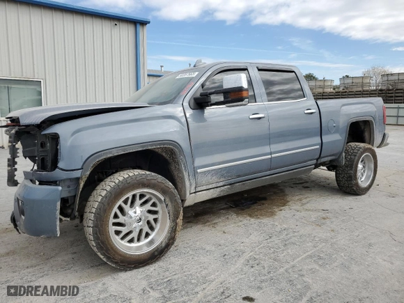 2016 GMC Sierra 2500HD Denali with VIN 1GT12UE85GF152559, listed as a Copart auction lot 50357665 with 126,933 mi miles and Salvage Title. Bid and sale history available at carsss.com. Image 1.