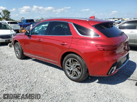2022 Genesis GV70 2.5T z VIN KMUMADTB2NU059857, wystawiony jako Copart lot #56451595 z przebiegiem 28 379 mil mil oraz Szkoda całkowita • Salvage title. Historia ofert i sprzedaży dostępna na DreamBid. Obrazek 2.
