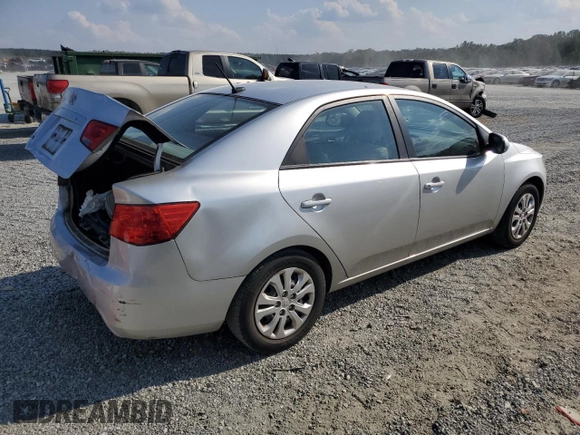 2011 Kia Forte LX with VIN KNAFT4A29B5341733, listed as a Copart auction lot 75127644 with 83,155 mi miles and Salvage Title. Bid and sale history available at carsss.com. Image 3.