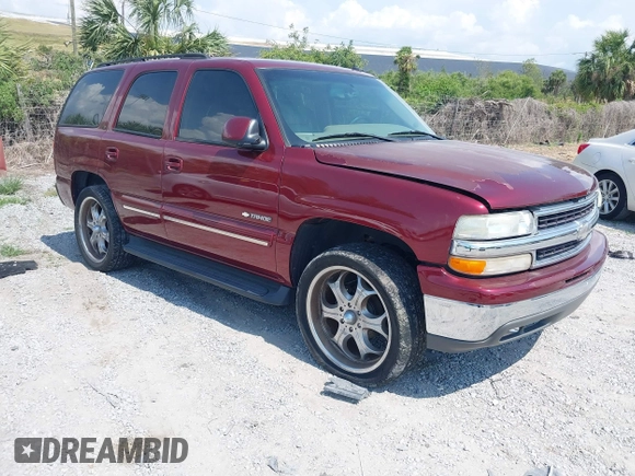 2003 Chevrolet Tahoe LT with VIN 1GNEC13Z93J234088, listed as a IAAI auction lot 42244167 with 183,070 mi miles and . Bid and sale history available at DreamBid. Image 1.