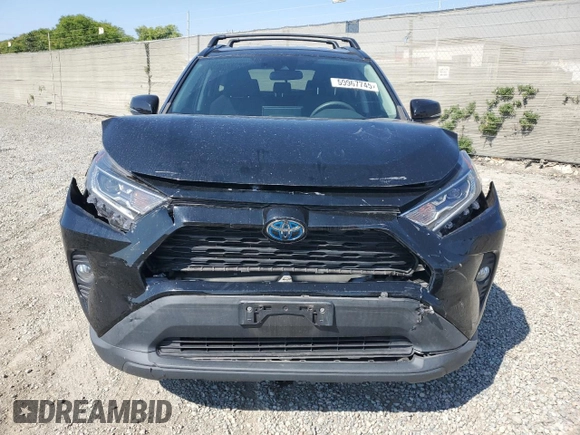 2020 Toyota RAV4 Hybrid XLE z VIN 4T3R6RFV4LU004503, wystawiony jako Copart lot #59967745 z przebiegiem 59 795 mil mil oraz Szkoda całkowita • Salvage title. Historia ofert i sprzedaży dostępna na DreamBid. Obrazek 5.