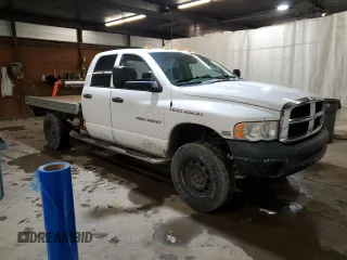 2005 Dodge 2500 SLT with VIN 3D7KS28D05G812137, listed as a Copart auction lot 55090195 with 133,075 mi miles and Clean Title. Bid and sale history available at carsss.com. Image 4.
