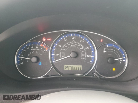 2012 Subaru Forester X with VIN JF2SHABC8CH462652, listed as a Copart auction lot 54216305 with 92,286 mi miles and Salvage Title. Bid and sale history available at DreamBid. Image 9.