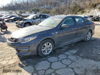 2017 Kia Optima LX with VIN 5XXGT4L38HG152315, listed as a Copart auction lot 42496845 with 143,854 mi miles and Salvage Title. Bid and sale history available at carsss.com. Image 1.