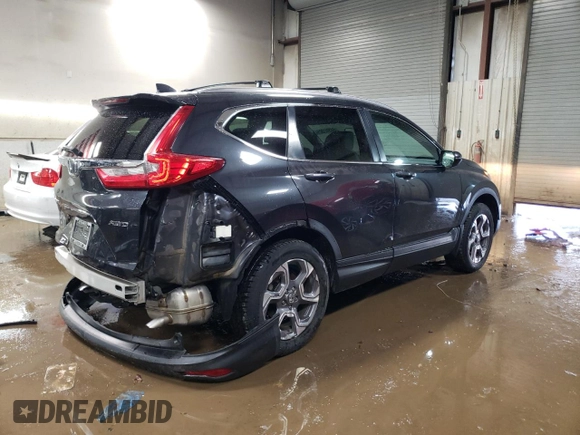 2017 Honda CR-V EX with VIN 5J6RW2H55HL022128, listed as a Copart auction lot 50517305 with 77,382 mi miles and Salvage Title. Bid and sale history available at carsss.com. Image 3.