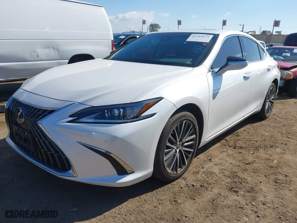 2023 Lexus ES with VIN 58ADA1C1XPU031157, listed as a IAAI auction lot 41561875 with 24,782 mi miles. Bid and sale history available at carsss.com. Image 17.