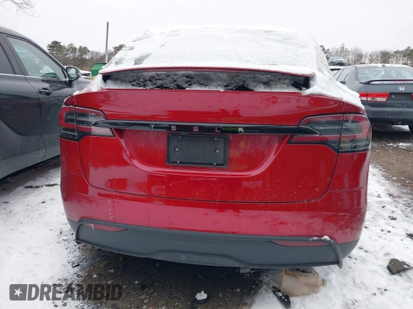 2023 Tesla Model X with VIN 7SAXCBE51PF404297, listed as a IAAI auction lot 41314595 with 25,020 mi miles and . Bid and sale history available at DreamBid. Image 16.