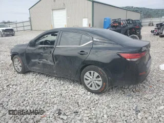 2025 Nissan Sentra S with VIN 3N1AB8BV4SY221733, listed as a Copart auction lot 47888115 with 6,100 mi miles and Salvage title. Bid and sale history available at DreamBid. Image 2.