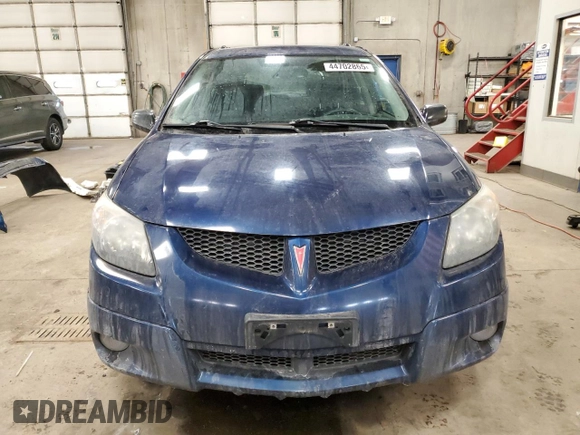 2004 Pontiac Vibe z VIN 5Y2SM64874Z440279, wystawiony jako Copart lot #44702865 z przebiegiem 126 335 mil mil oraz Szkoda całkowita • Salvage title. Historia ofert i sprzedaży dostępna na DreamBid. Obrazek 5.