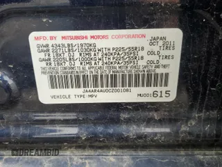 2012 Mitsubishi Outlander Sport SE with VIN JA4AR4AU0CZ001081, listed as a Copart auction lot 49770245 with 148,646 mi miles and Salvage Title. Bid and sale history available at carsss.com. Image 15.
