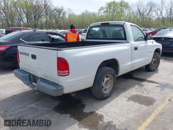 2001 Dodge Dakota with VIN 1B7FL26XX1S249462, listed as a IAAI auction lot 42003993 with 228,398 mi miles. Bid and sale history available at carsss.com. Image 4.