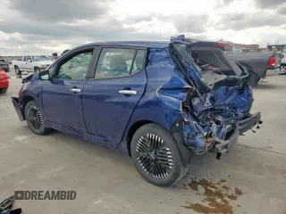2025 Nissan LEAF SV Plus with VIN 1N4CZ1CV8SC561070, listed as a Copart auction lot 54385235 with 572 mi miles and Salvage Title. Bid and sale history available at carsss.com. Image 2.