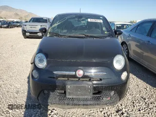 2016 FIAT 500e with VIN 3C3CFFGE3GT136155, listed as a Copart auction lot 63706515 with 39,581 mi miles and Salvage title. Bid and sale history available at DreamBid. Image 5.