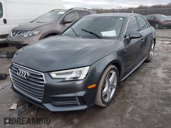 2017 Audi A4 with VIN WAUPNAF49HA176712, listed as a IAAI auction lot 41447809 with 43,941 mi miles and . Bid and sale history available at DreamBid. Image 19.