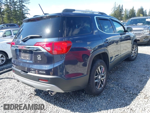 2019 GMC Acadia SLT with VIN 1GKKNULS2KZ263222, listed as a IAAI auction lot 42125217 with 41,535 mi miles and . Bid and sale history available at DreamBid. Image 4.