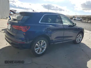 2025 Audi Q3 S line Premium z VIN WA1DECF34S1001830, wystawiony jako Copart lot #48467995 z przebiegiem 1 723 mil mil oraz Czysty tytuł • Clean title. Historia ofert i sprzedaży dostępna na DreamBid. Obrazek 3.