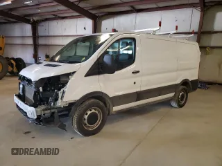 2023 Ford Transit Cargo with VIN 1FTYE1Y82PKB12155, listed as a Copart auction lot 44892755 with 28,921 mi miles and Salvage Title. Bid and sale history available at carsss.com. Image 1.