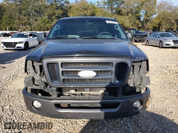 2008 Ford F-150 XL with VIN 1FTRF12W08KD26488, listed as a Copart auction lot 49128095 with 129,860 mi miles and Salvage title. Bid and sale history available at DreamBid. Image 5.