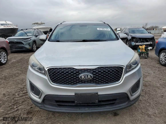 2016 Kia Sorento LX with VIN 5XYPG4A56GG122023, listed as a Copart auction lot 47386125 with 128,504 mi miles and Salvage Title. Bid and sale history available at carsss.com. Image 5.