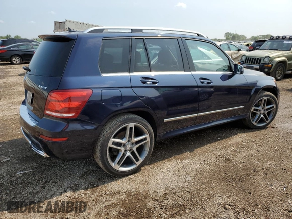 2015 Mercedes-Benz GLK 350 with VIN WDCGG8JB0FG409408, listed as a Copart auction lot 62644024 with 85,127 mi miles and Salvage Title. Bid and sale history available at DreamBid. Image 3.