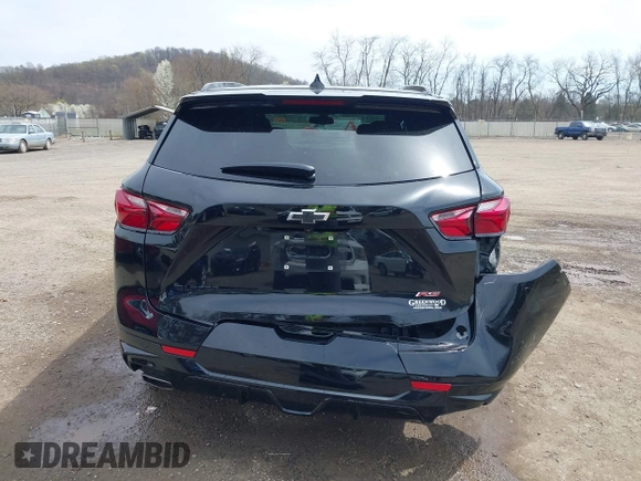 2020 Chevrolet Blazer RS z VIN 3GNKBERS6LS713381, wystawiony jako IAAI lot #41995633 z przebiegiem 54 869 mil mil oraz . Historia ofert i sprzedaży dostępna na DreamBid. Obrazek 16.