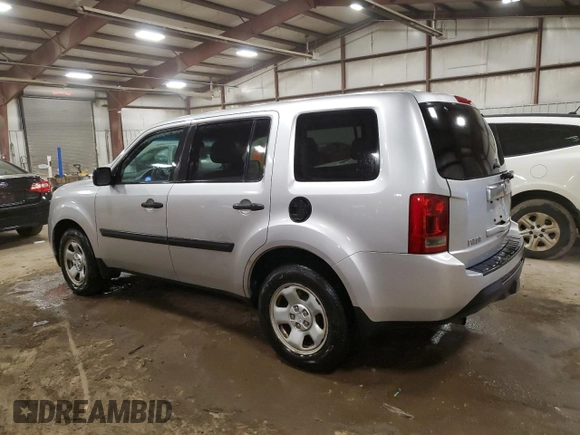2013 Honda Pilot LX with VIN 5FNYF4H20DB083516, listed as a Copart auction lot 52127445 with 212,029 mi miles and Clean Title. Bid and sale history available at DreamBid. Image 2.
