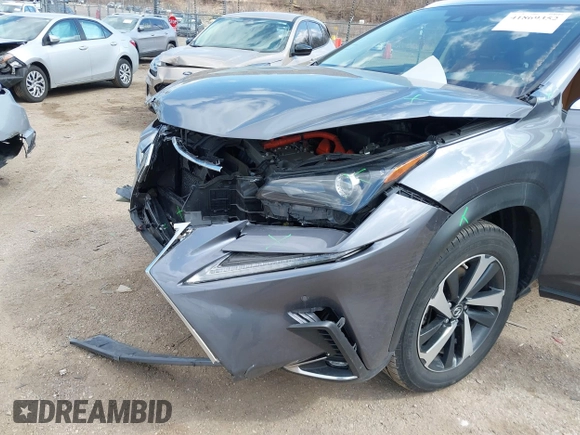 2021 Lexus NX 300h with VIN JTJGJRDZ4M2161869, listed as a IAAI auction lot 41869352 with 33,523 mi miles and . Bid and sale history available at DreamBid. Image 6.