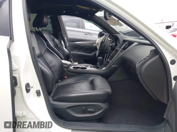 2015 Infiniti Q50 Premium with VIN JN1BV7AP1FM348389, listed as a IAAI auction lot 41754694 with 60,618 mi miles and . Bid and sale history available at DreamBid. Image 5.