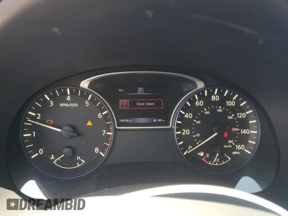2017 Nissan Altima SV with VIN 1N4AL3AP4HC128931, listed as a Copart auction lot 63611235 with 106,794 mi miles and Clean title. Bid and sale history available at DreamBid. Image 9.