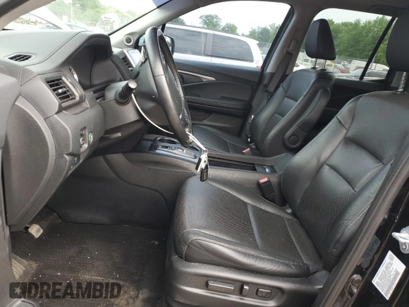 2020 Honda Ridgeline RTL with VIN 5FPYK3F57LB030174, listed as a Copart auction lot 59985415 with 43,095 mi miles and Salvage title. Bid and sale history available at DreamBid. Image 7.